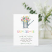 Kutkleurige florale baby BUDGET douche nodig (Staand voorkant)