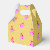 Kutkleurige ladybugs, gelukzak bedankdoosjes (Achterkant)