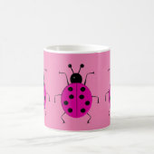 Kutkleurige ladybugs, gelukzak koffiemok (Center)