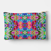 Kutkleurige magische bloemen All-Over-Print T-Shir Etui (Achterkant)