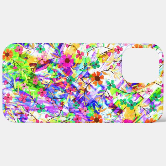 Kutkleurige magische zomerbloemen Case-Mate iPhone case (Achterkant (horizontaal))