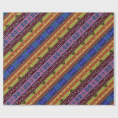 Kutkleurige mok handtekening cadeaupapier (Vlak)