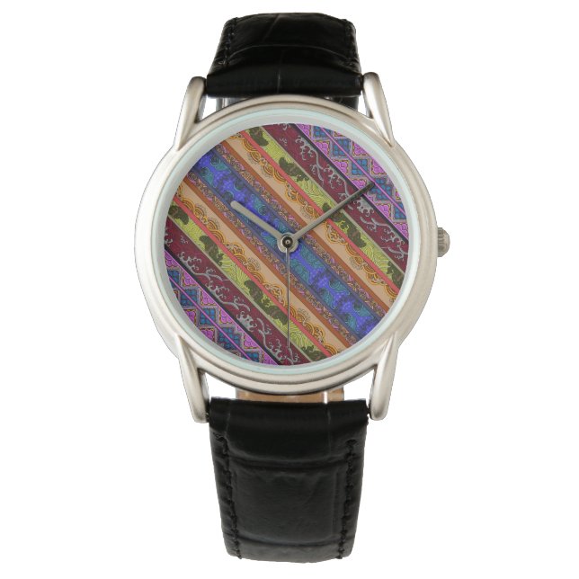 Kutkleurige mok handtekening horloge (Voorkant)