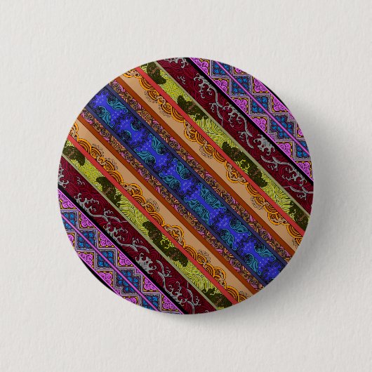 Kutkleurige mok handtekening ronde button 5,7 cm (Voorkant)