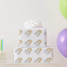 Kutkleurige regenboogtekening aangepast op zaterda