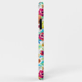 Kutkleurige  rozen patronen Case-Mate iPhone case (Achterkant/rechts)