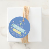 Kutkleurige vuilstaartenbanners Hartelijk dank Bedankjes Labels (In situ)