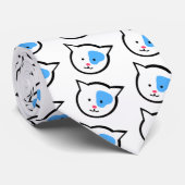 Kutkop (blauw) stropdas (Opgerold)