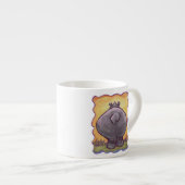 Kutkoppen en kwartels Hippopotamus Espresso Kop (Voorkant rechts)