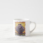 Kutkoppen en kwartels Hippopotamus Espresso Kop (Rechts)