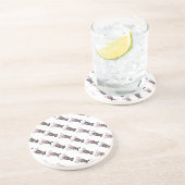 Kutkoppen en rendierpatroon voor nagels zandsteen onderzetter (Zijkant)