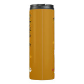 Kutluipaarkat-vlakkigtekening. Little Funny Cheeta Thermosbeker (Achterkant)