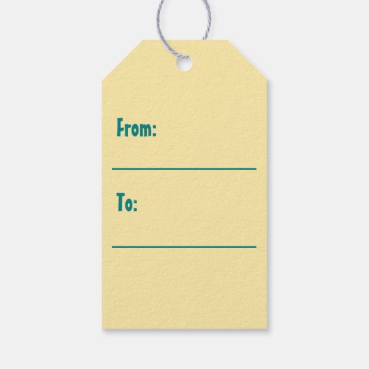 Kutluizen en Baby op zaterdag Cadeaulabel (Achterkant)