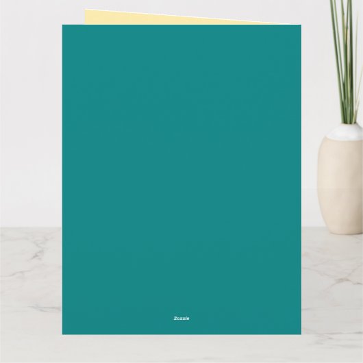 Kutluizen en Baby op zaterdag Kaart (Achterkant)