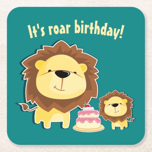 Kutluizen en Baby op zaterdag Kartonnen Onderzetters (Voorkant)