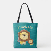 Kutluizen en Baby op zaterdag Tote Bag (Achterkant)