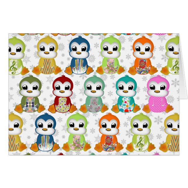 Kutmooie kleurige pinguïnbloemen (Voorkant Horizontaal)