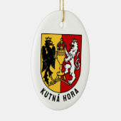 Kutná Hora-wapen, Tsjechische Republiek Keramisch Ornament (Rechts)