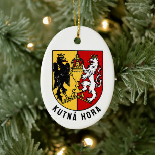 Kutná Hora-wapen, Tsjechische Republiek Keramisch Ornament