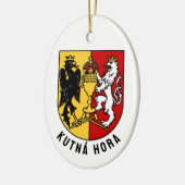 Kutná Hora-wapen, Tsjechische Republiek Keramisch Ornament (Links)