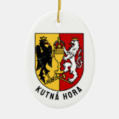 Kutná Hora-wapen, Tsjechische Republiek Keramisch Ornament (Voorkant)