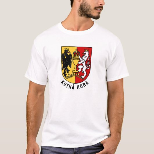 Kutná Hora-wapen, Tsjechische Republiek T-shirt (Voorkant)