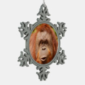 Kutorang-oetan Tin Sneeuwvlok Ornament (Links)