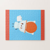 Kutplezier glimlachende kom en toiletpapier legpuzzel (Horizontaal)