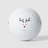 Kutrendieren voor kerstmis. golfballen (Voorkant)