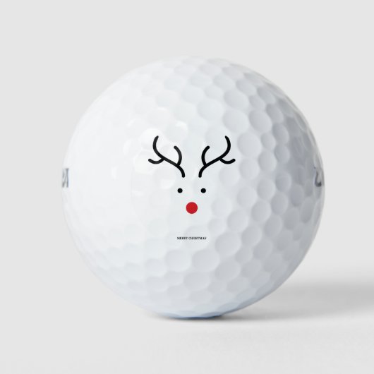 Kutrendieren voor kerstmis. golfballen (Voorkant)