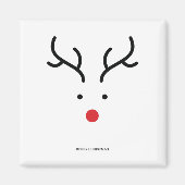 Kutrendieren voor kerstmis. magneet (Voorkant)