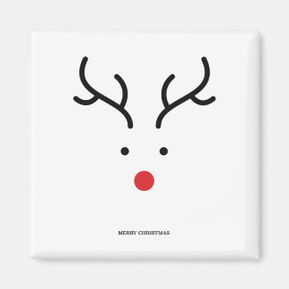 Kutrendieren voor kerstmis. magneet