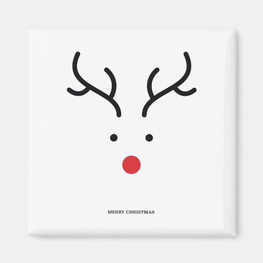 Kutrendieren voor kerstmis. magneet (Voorkant)