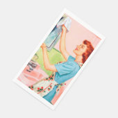 Kutretro handdoekpapier servet (Hoek)