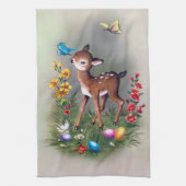 Kutretro  paasholiday handdoek (Verticaal)