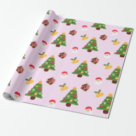 Kutrof kerstboompapier cadeaupapier
