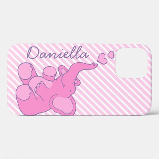 Kutrofiele olifant grafische snoep stripe Case-Mate iPhone case (Achterkant (horizontaal))