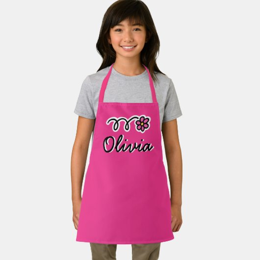 Kutrofielenbakpron van het kind van de luibloem vo schort (Insitu)