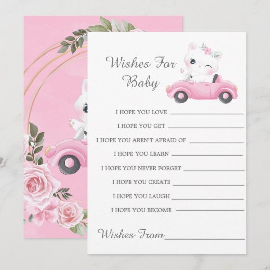 Kutrofielenroze vintage-autowrakken voor Baby (Voorkant / Achterkant)