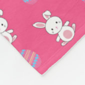 Kutroze baby bunny easter fleece deken (Hoek)