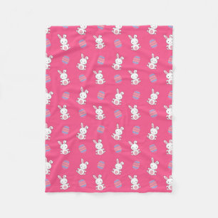 Kutroze baby bunny easter fleece deken