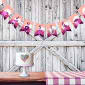 Kutroze cowgirl westerne woestijn elke verjaardag vlaggetjes