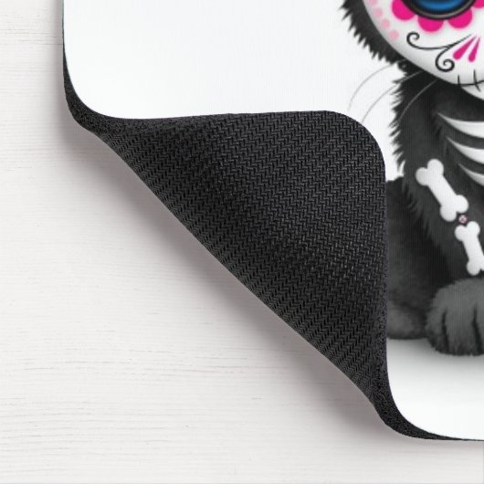 Kutroze dag van de dode keuken, wit muismat (Hoek)