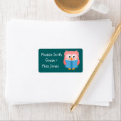 Kutroze leestoil kinder boeklabel etiket (Insitu)