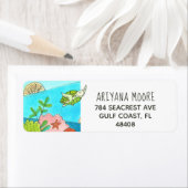 Kutschildpad voor Zeeen Etiket (Insitu)