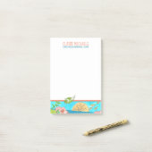 Kutschildpad voor Zeeen Post-it® Notes (Op bureau)