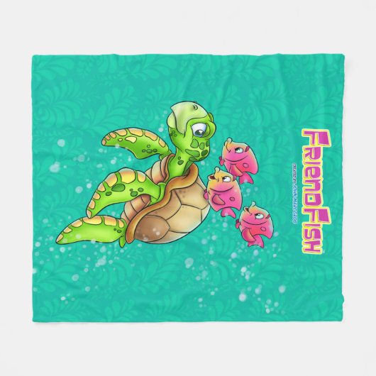 Kutschildpaddestoel Fleece Deken (Voorkant (Horizontaal))