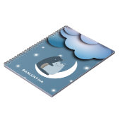 Kutsgewijs katten op de maan notitieboek (Linkerzijde)