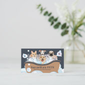 Kutste honden katten Sitter Groom PetCare Bathing Visitekaartje (Staand voorkant)