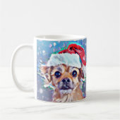 Kutste kersthondje ooit! koffiemok (Links)